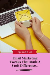Email Marketing Tweaks That Made A $30K Difference…