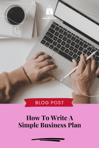 How to write a simple business plan