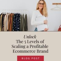 Unlock The 5 Levels of Scaling a Profitable Ecommerce Brand