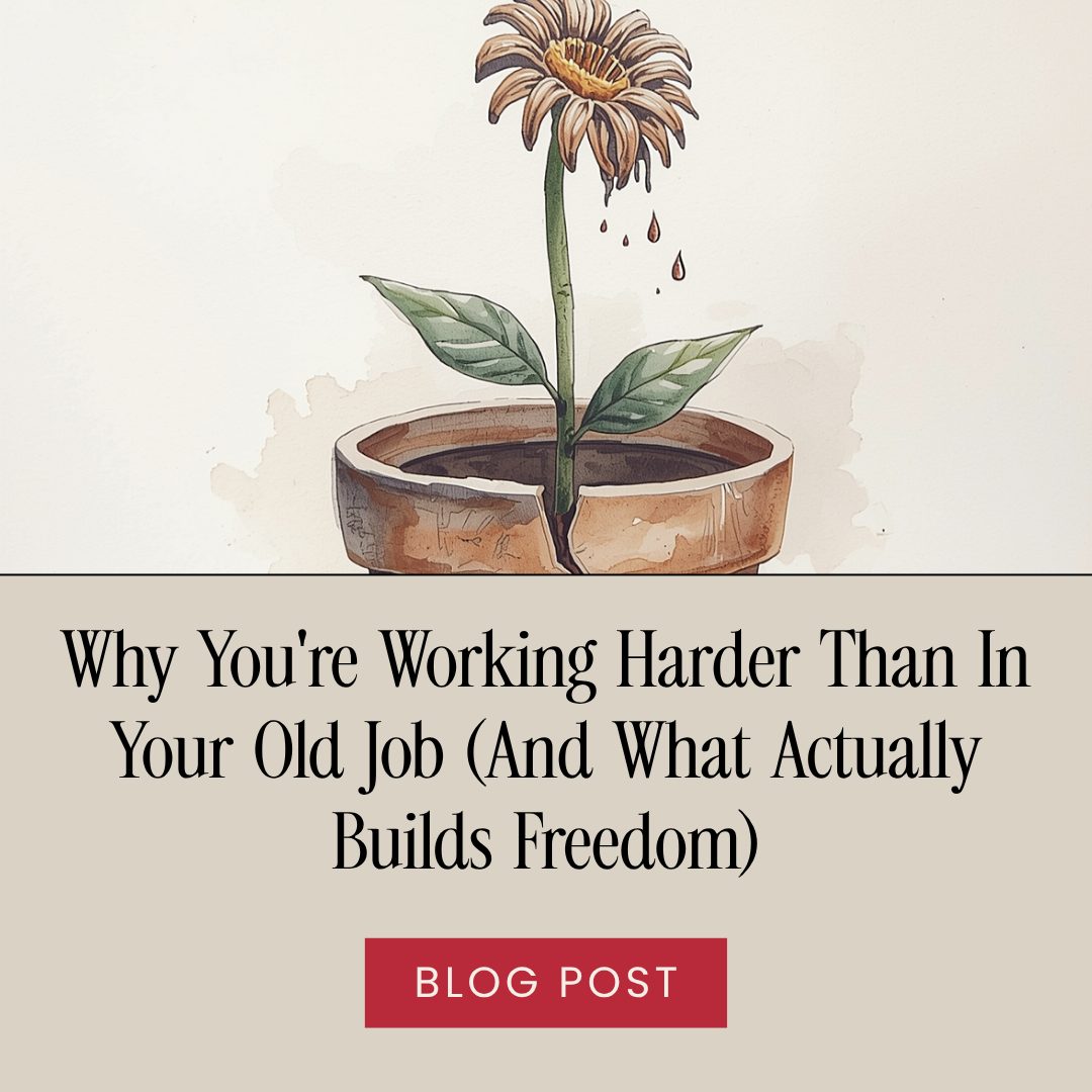 Why premium brand founders end up working harder than they did at their old corporate jobs, and the real route back to the freedom they originally started for