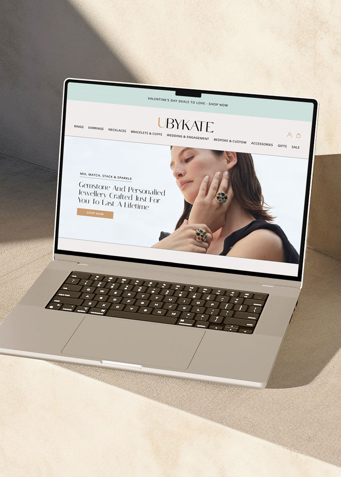 Shopify web design for premium brands